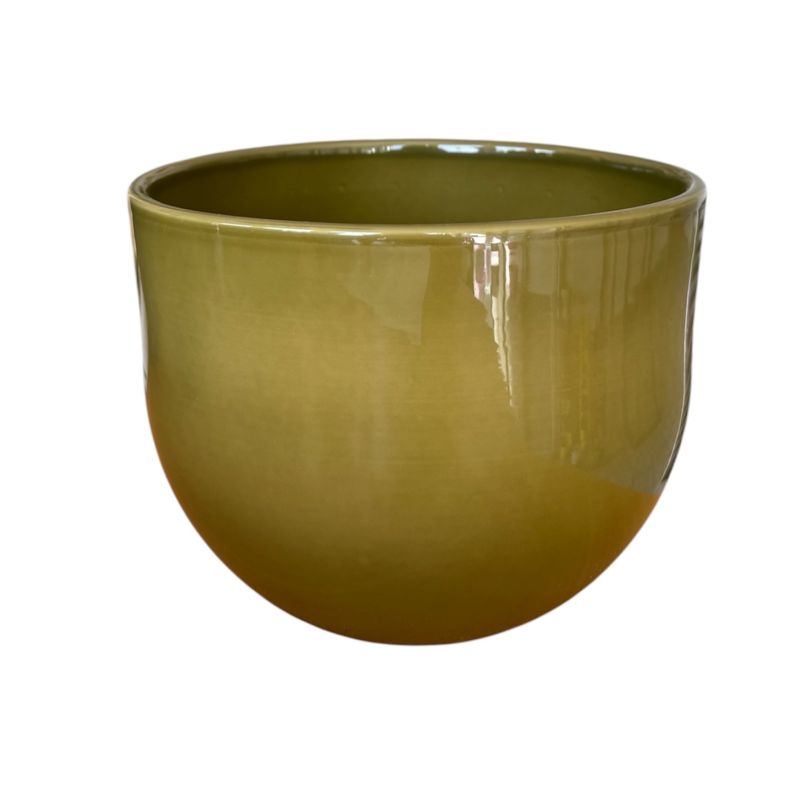 HÖRTER Pflanzschale '509', Ø18 cm, grün-lasur - Gallerie Bild 1